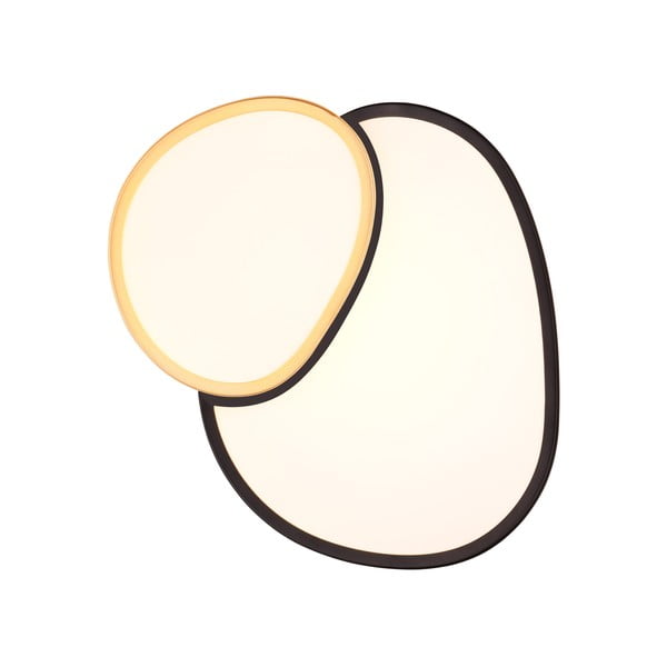 Plafoniera a LED in nero e oro 36x43,5 cm Rise - Trio-image-1