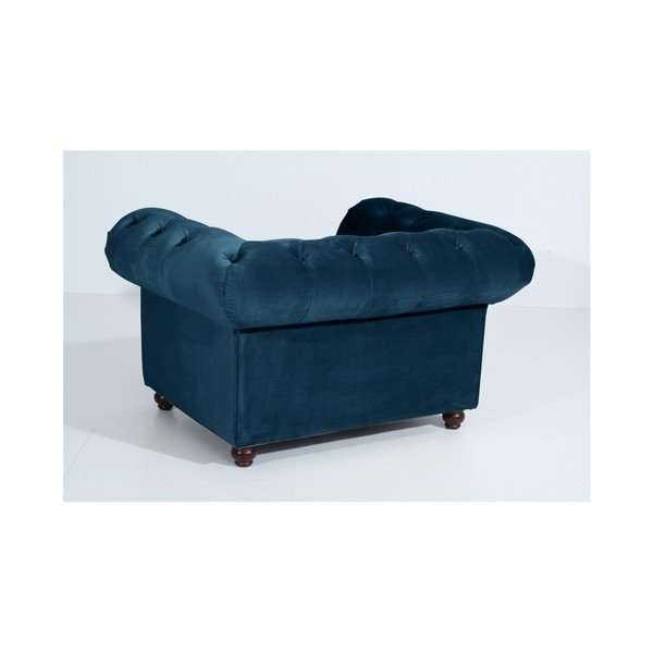 Poltrona blu Orleans Velvet - Max Winzer-image-3