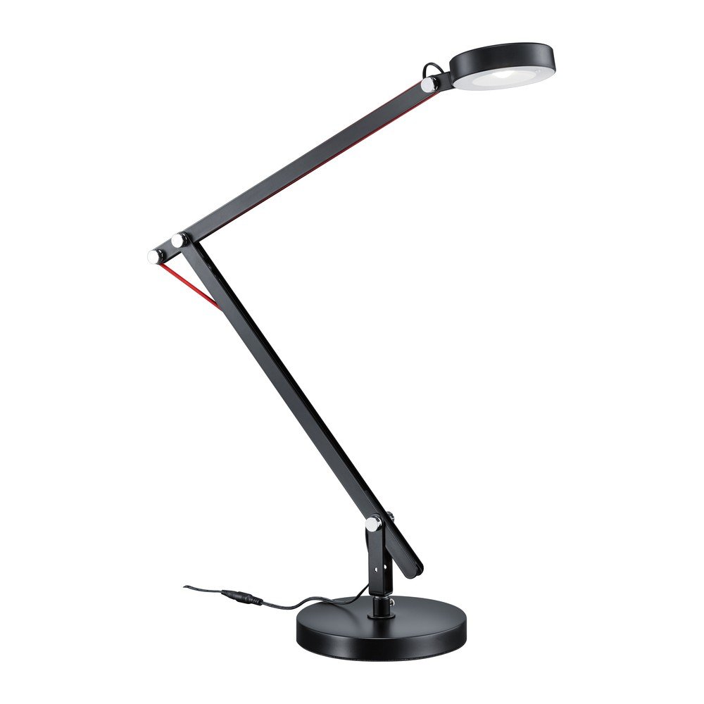 Lampada da tavolo LED nera con struttura flessibile (altezza totale 90 cm) Amsterdam – Trio | Abat-jour e lampade da tavolo