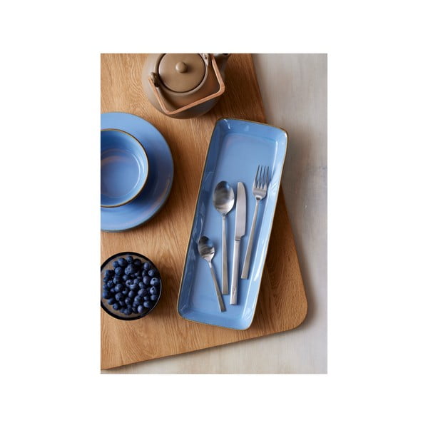 Posate color argento opaco in acciaio 16 pz – Bitz-image-4