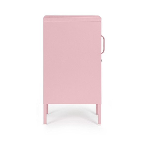 Armadietto rosa chiaro in metallo con chiusura a chiave 35x76x40 cm Cambridge – Yes Everyday-image-4