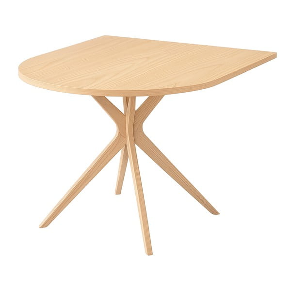 Tavolo da pranzo in frassino massiccio 90x90 cm Jubi – Ragaba