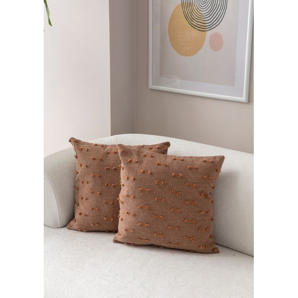Federe decorative in set 2 pz 43x43 cm Tuffet – Mioli Decor-image-1
