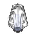 Lanterna in metallo (altezza totale 34 cm) – Ego Dekor