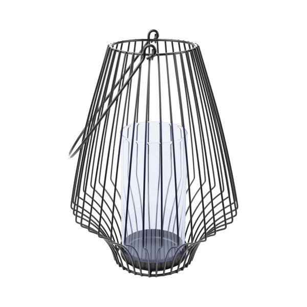Lanterna in metallo (altezza totale 34 cm) – Ego Dekor