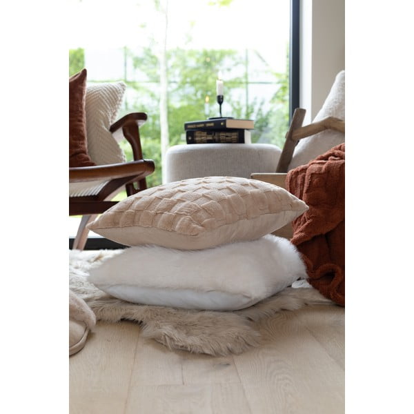 Cuscino decorativo in micropile 45x45 cm Rava – Tiseco Home Studio-image-2