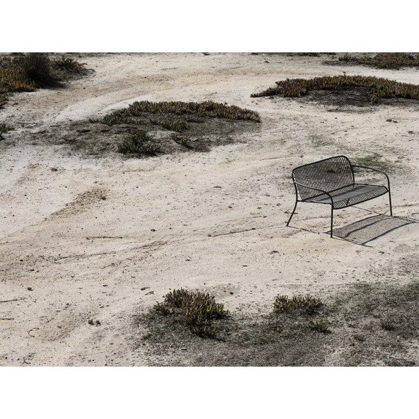 Panca da giardino grigia in metallo Yua Wire – Blomus-image-4