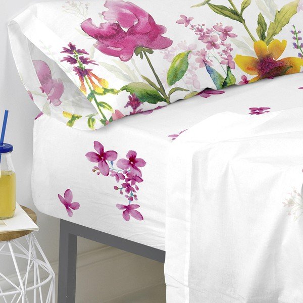 Lenzuolo di cotone Basic , 105 x 200 cm Cassia - Happy Friday-image-4
