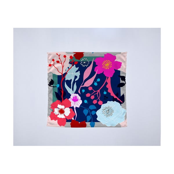 Sciarpa di moda , 55 x 55 cm Asian Flowers - Madre Selva