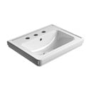 Lavabo bianco in ceramica 60x46 cm Classic – Sapho