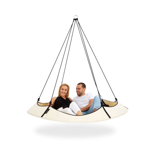 Altalena da giardino color crema - Hangout Pod-image-2