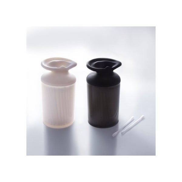 Zásobník vatových tyčinek Ear Container, černý-image-1