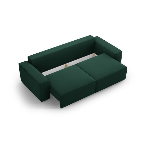 Divano letto verde 247 cm Jodie - Micadoni Home-image-3