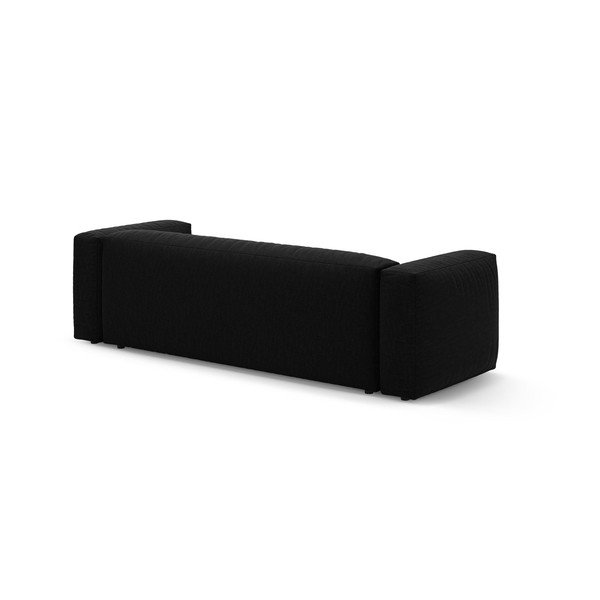 Divano componibile nero allungabile 264 cm – Micadoni -image-4