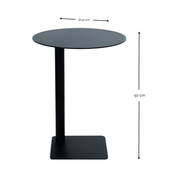 Tavolino rotondo in acciaio ø 40 cm Sunny – Spinder Design-image-3