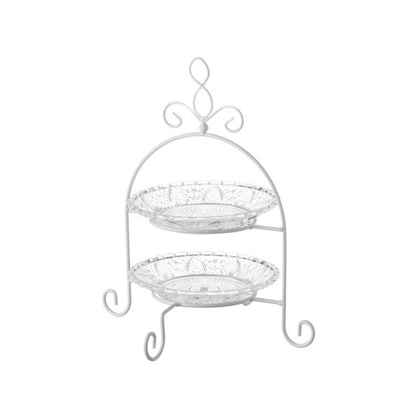 Alzata per dessert a 2 livelli Unimasa, altezza 29 cm - Casa Selección