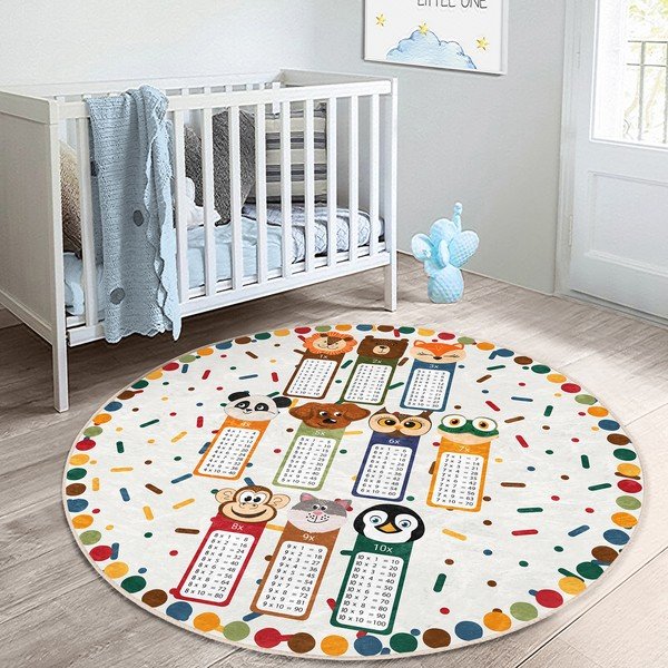 Tappeto per bambini ø 80 cm Comfort - Mila Home-image-1