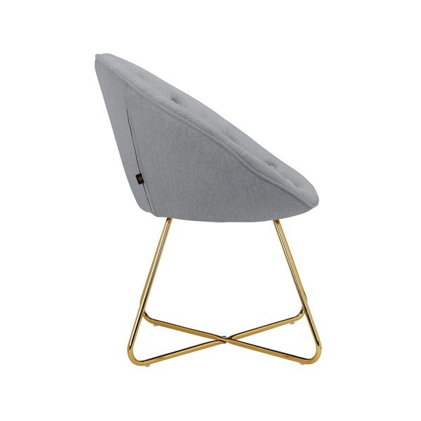 Poltrona grigio chiaro Tigela - Støraa-image-3