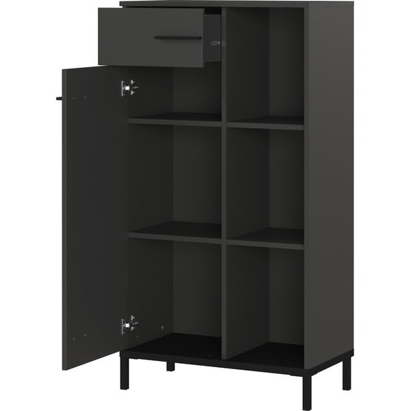 Libreria color antracite 64x120x34 cm Rovigo – Germania-image-2