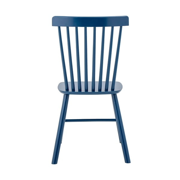 Sedie da pranzo in legno di gomma blu in set di 2 Mill - Bloomingville-image-4