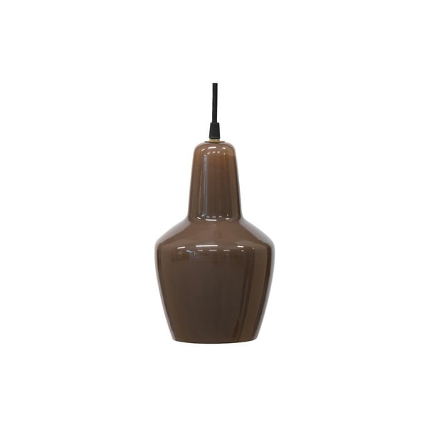 Lampada da soffitto in vetro marrone Coffee, ø 22 cm Pottery - BePureHome