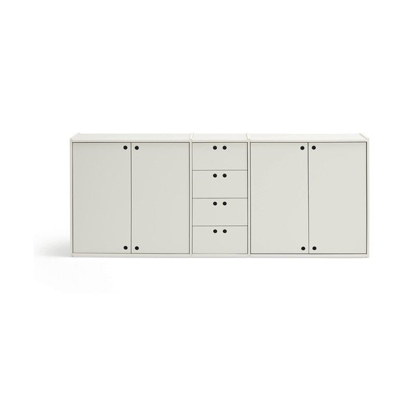 Credenza color crema 197x80x40 cm Wally – Teulat