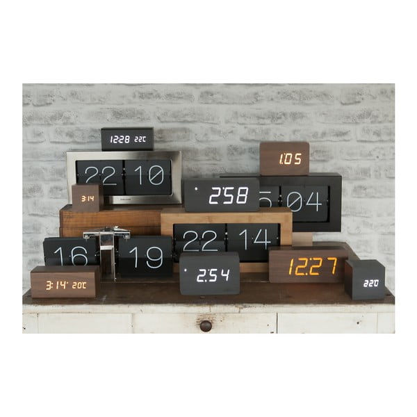 Orologio a ribalta in legno, 37 x 17,5 cm Boxed Flip - Karlsson-image-4