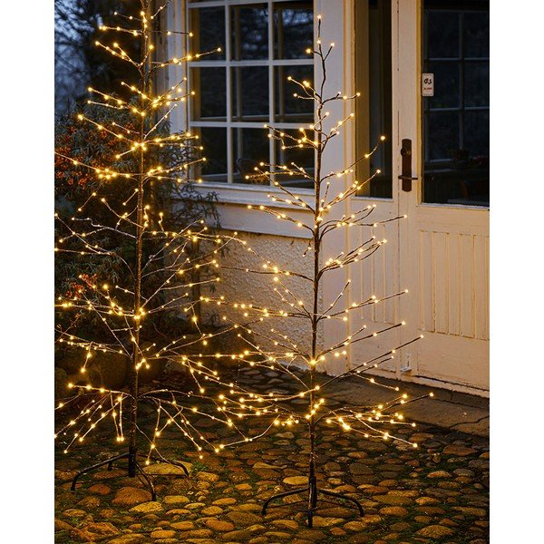 Decorazione luminosa marrone per esterni ø 35 cm Milas - Sirius-image-1