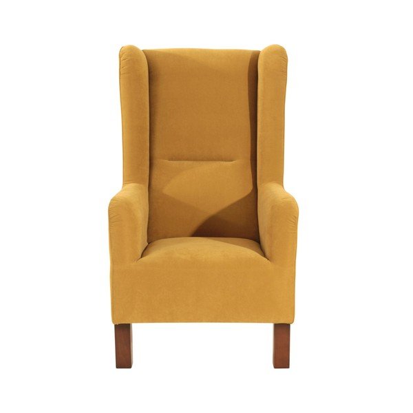 Poltrona gialla Bruno Velor - Max Winzer-image-4