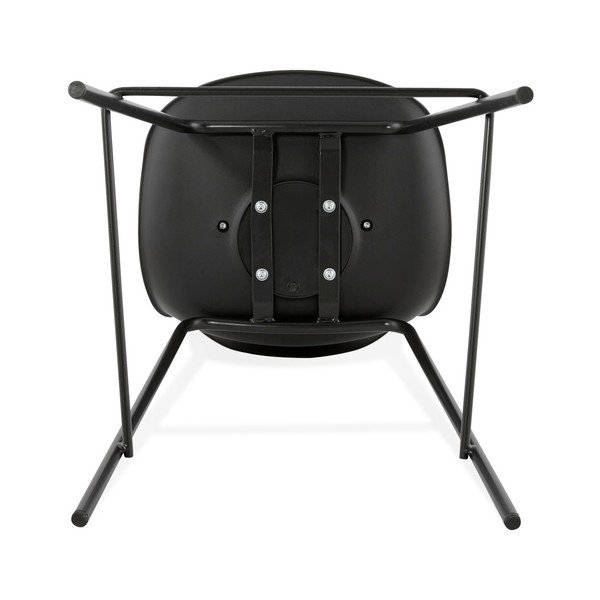 Sgabello mini bar nero Escal - Kokoon-image-1