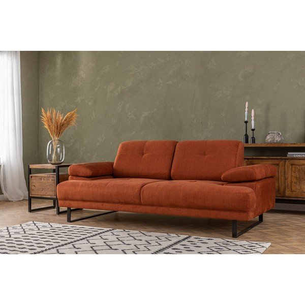 Divano arancione 199 cm Mustang - Balcab Home-image-1