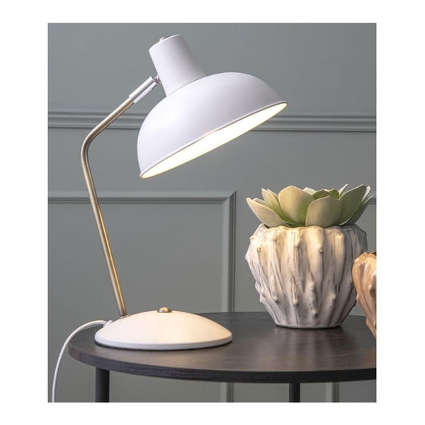 Lampada da tavolo bianca Hood - Leitmotiv-image-1