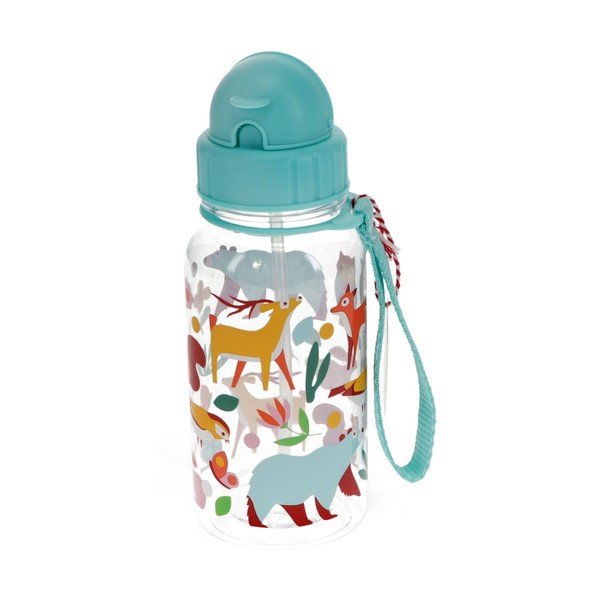 Bottiglia per bambini turchese in tritolo 500 ml Woodland – Rex London