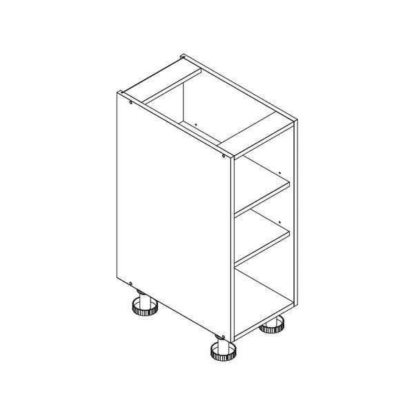 Mobile da cucina superiore (larghezza 20 cm) Rowan - STOLKAR