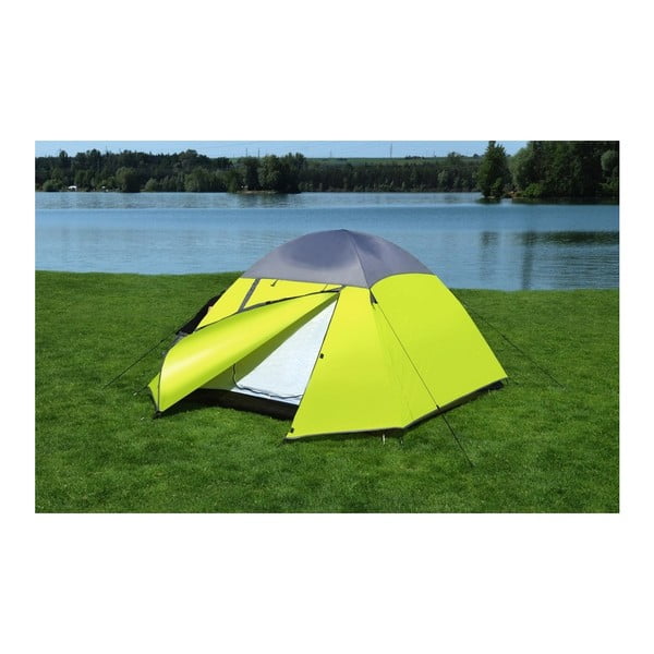 Tenda gialla doppia per 3 persone Trent - Cattara-image-3