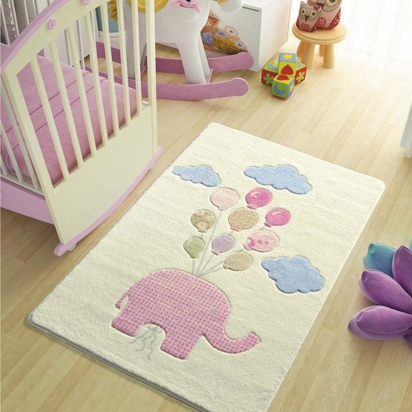 Tappeto per bambini Sweet Elephant, 133 x 190 cm - Conceptum Hypnose