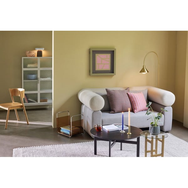 Tavolo rotondo con piano in vetro ø 40 cm Elevate - Hübsch-image-3