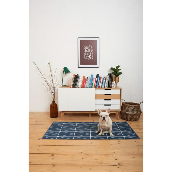 Tappeto blu per esterni , 160 x 230 cm Nicol Casseto - Universal-image-1