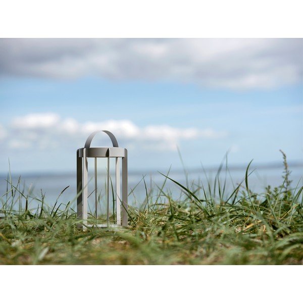 Lanterna LED da esterno grigio chiaro su USB (altezza 30 cm) Firefly - Zone-image-1