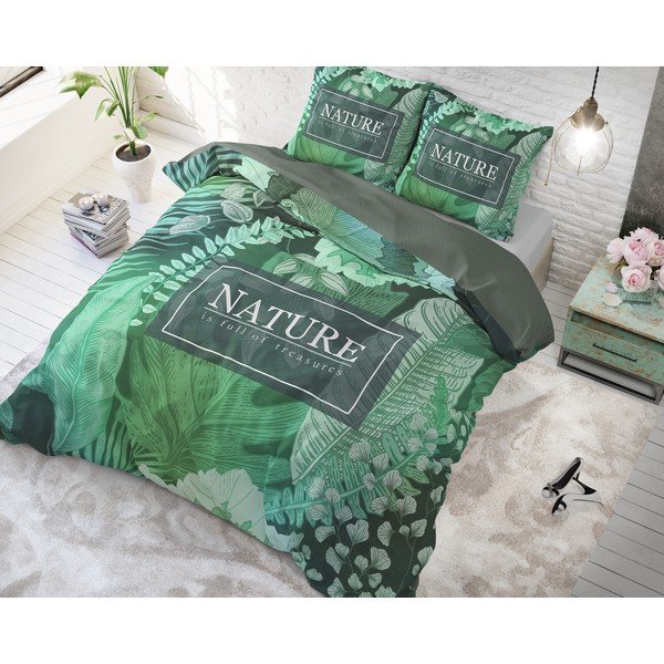 Biancheria da letto singola in cotone Organic Nature, 140 x 200/220 cm - Pure Cotton-image-2