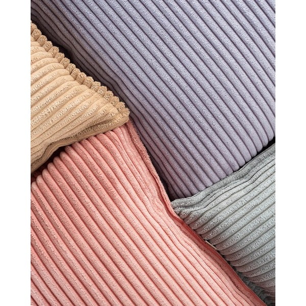 Cuscino per divano da bambini blu con rivestimento in velluto a coste Block – Wigiwama-image-4