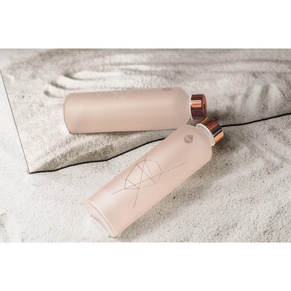 Bottiglia di vetro gialla da viaggio 0,75 l Mismatch - Equa-image-3