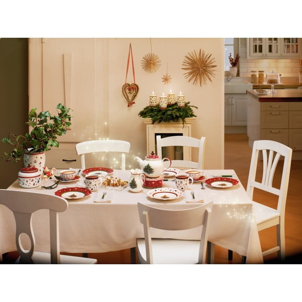 Piatto natalizio in porcellana bianca e rossa, ø 33 cm Toy's Delight - Villeroy&Boch-image-2