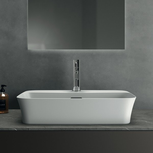 Lavabo in ceramica bianca 55x38 cm Ipalyss - Ideal Standard-image-1