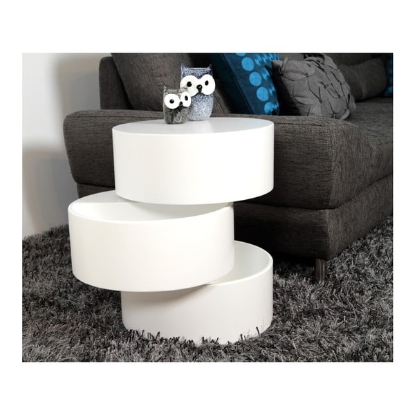Tavolino bianco , ⌀ 40 cm Pop - Actona-image-4