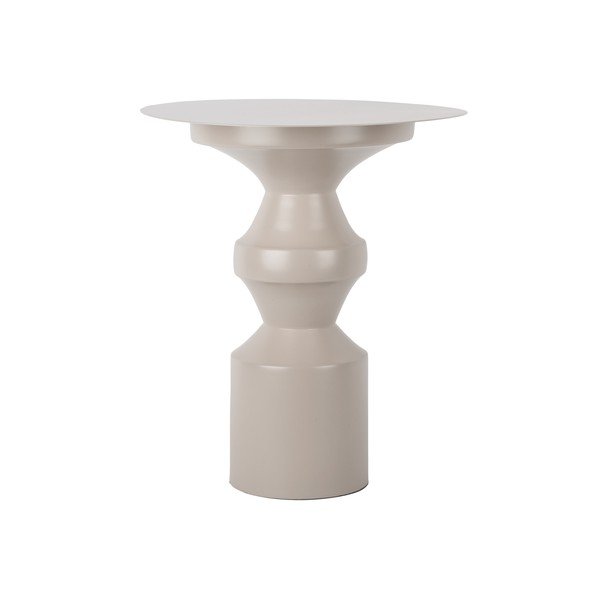 Tavolo rotondo in metallo ø 40,5 cm Chess King - Leitmotiv