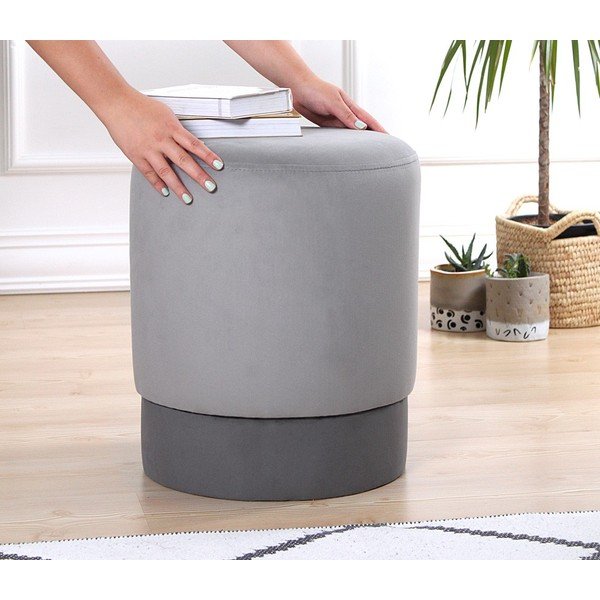 Sgabello grigio Ropp - Artie-image-2