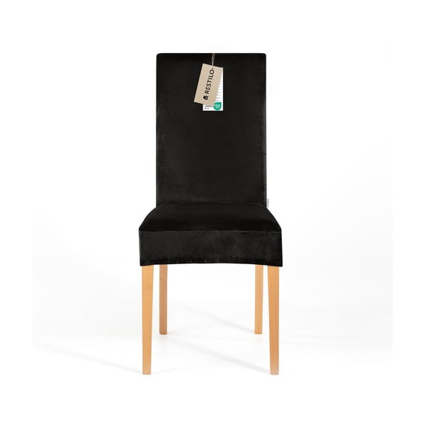 Set di coprisedia neri con rivestimento elastico per sedie 4 pz 48 cm Sento – Restilo-image-2