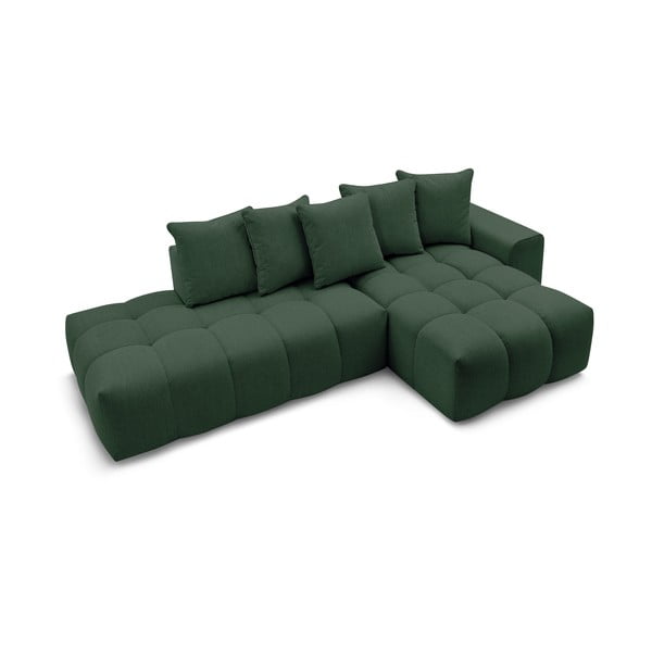 Divano angolare verde (angolo destro) Mont-Blanc - Bobochic Paris-image-4