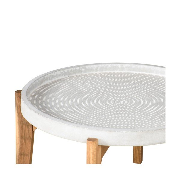 Tavolo da giardino con piano in cemento grigio Bari, ø 70 cm - Bonami Selection-image-2